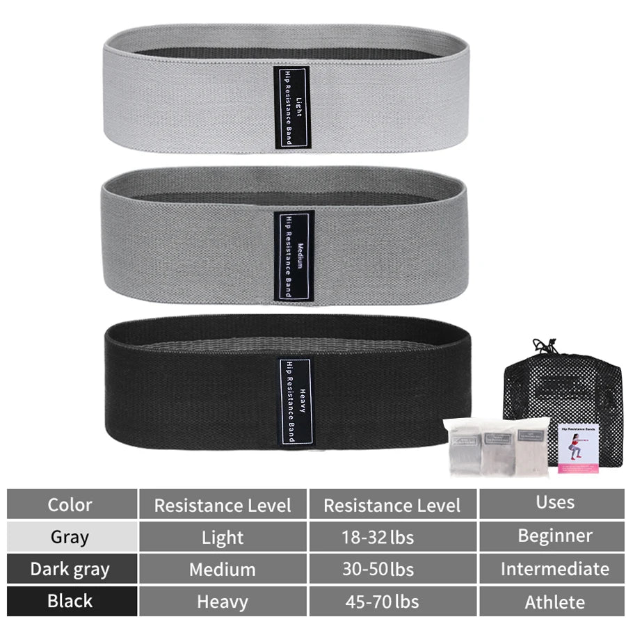 Fabric Resistance Booty Bands