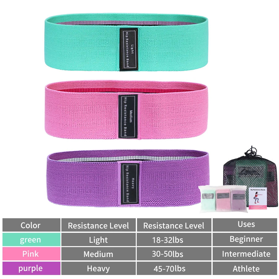 Fabric Resistance Booty Bands